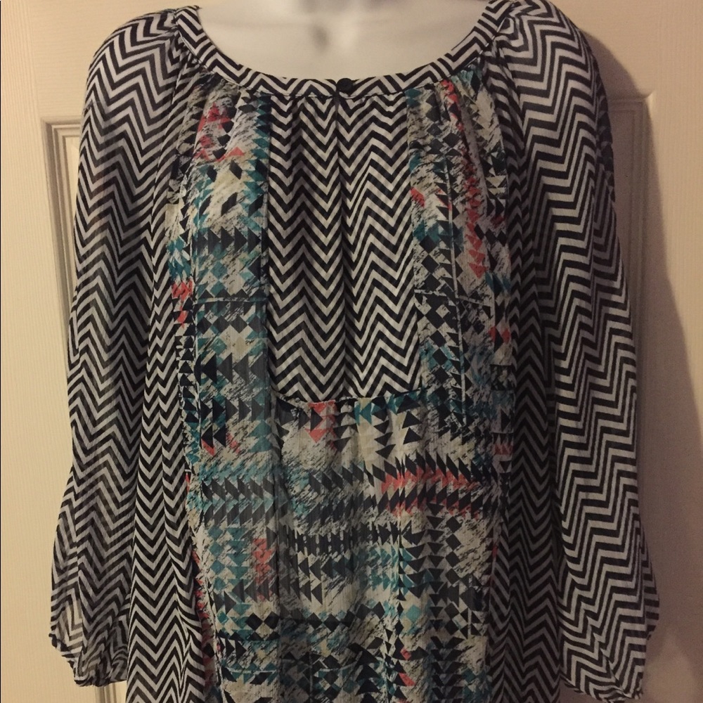 New Directions 3/4 sleeve shirt